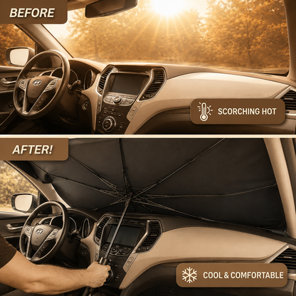 Car Windshield Sunshade Foldable Front Window Cover